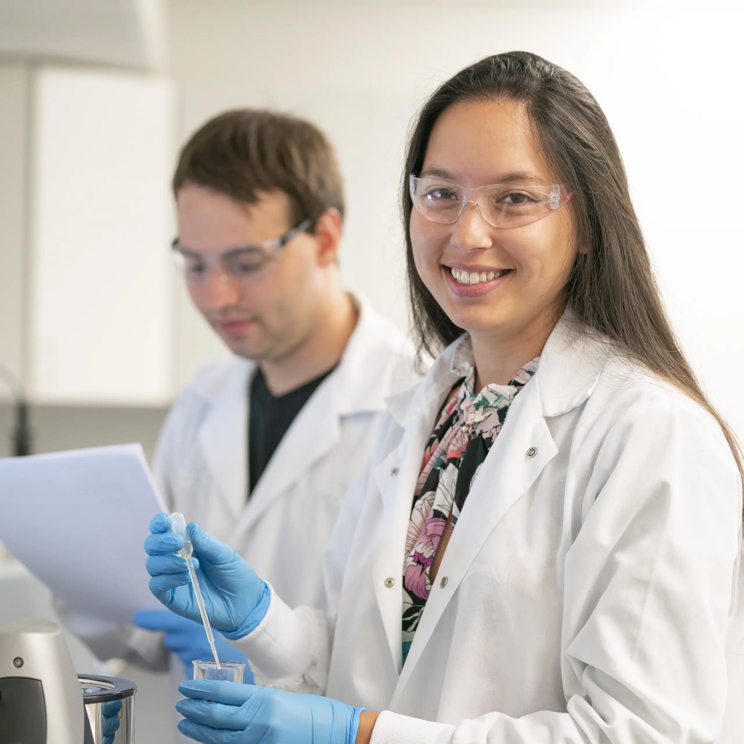 Employees in lab