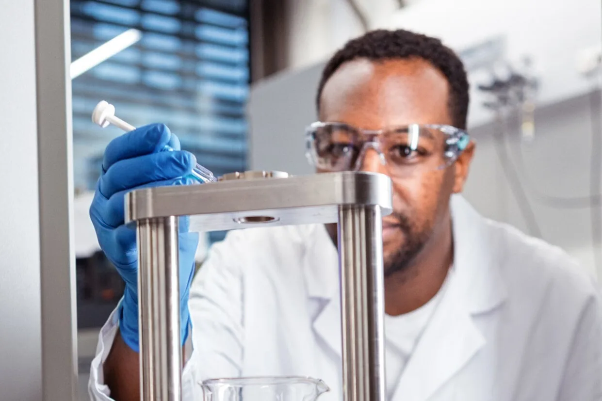Man working in lab 
